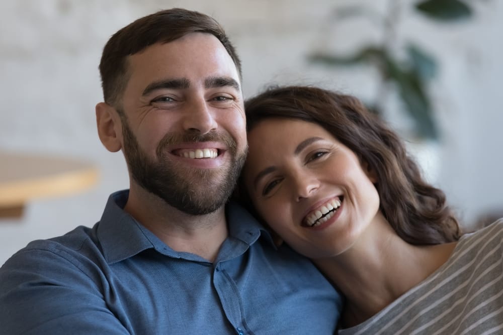 Couple posing for a photo - Cosmetic Dentist in Tucson