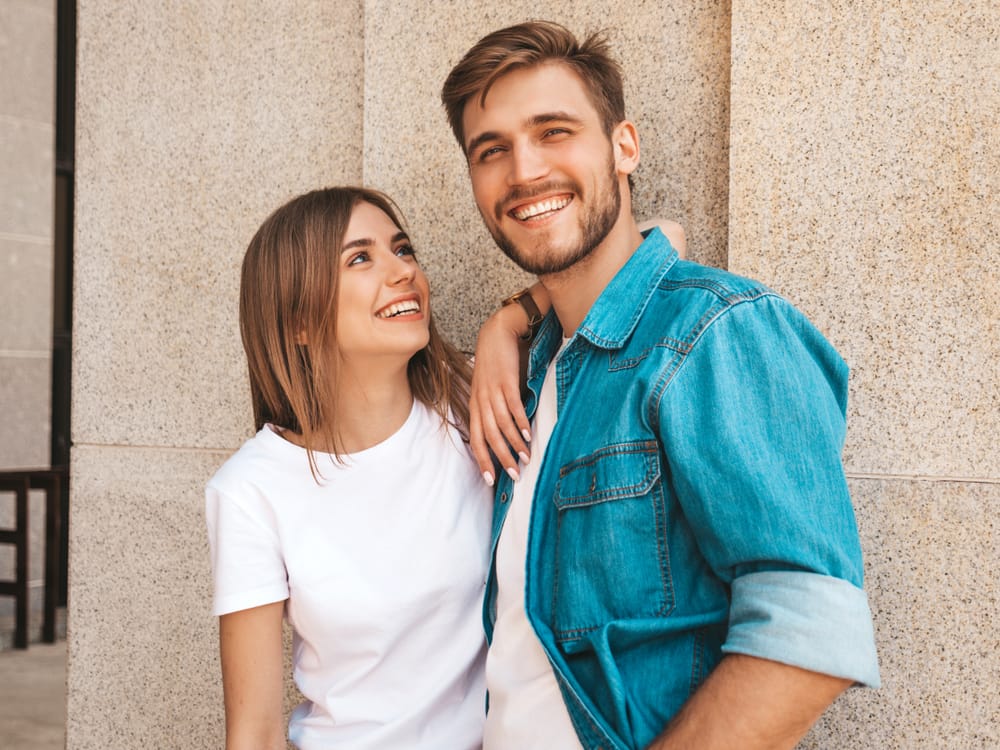 A young couple posing for a photo - Dentist in Tucson