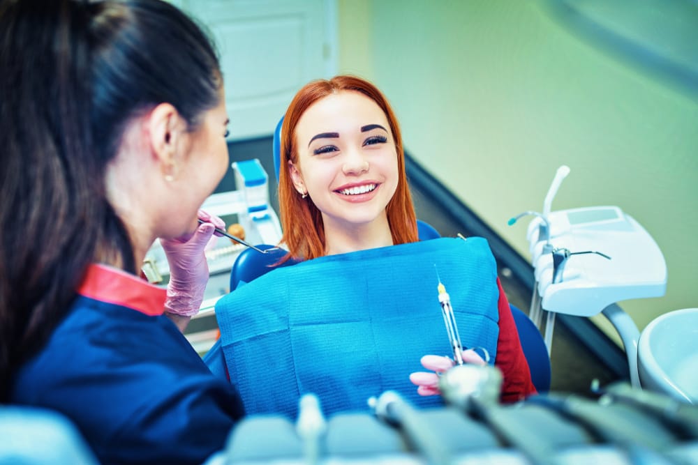 Woman at the dentist - Tooth Extraction Oro Valley